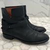 Madewell Shoes | Madewell Low Rider Moto Motorcycle Black Leather Pull On Boots Women’s Size 9.5 | Color: Black/Brown | Size: 9.5