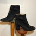 Madewell Shoes | Madewell Suede Ankle Boots With Bow Accent Black Size 7.5 | Color: Black | Size: 7.5