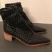 Free People Shoes | New Free People Leather Woven Ankle Boots Size 40 Zipper | Color: Black/Tan | Size: 40