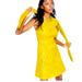 J. Crew Dresses | Jcrew Yellow Mustard Jacquard Eyelet Sleeveless A-Line Sundress | Color: Gold/Yellow | Size: 4