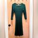 Nine West Dresses | Knitted Knee Length Sweater Dress | Color: Green | Size: S