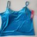 Lilly Pulitzer Tops | Lilly Pulitzer Cassis Bra Tank Upf 50+ Teal Bay Nwt Size Xl Nwt | Color: Blue | Size: Xl