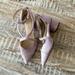 Nine West Shoes | Nine West Dusty Pink Lavender Suede Pumps 2 Inch Block Heels Size 4.5 | Color: Pink | Size: 4.5