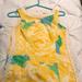 Lilly Pulitzer Dresses | Lilly Pulitzer Yellow Rose Dress. | Color: Blue/Yellow | Size: 2