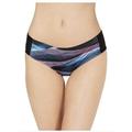 Nike Swim | Nike Women's Line Up Printed Hipster Bikini Swimsuit Bottom Size S Pink Blue | Color: Pink | Size: S