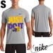 Nike Shirts | Nike Grey Lsu Just Do It Game Day T-Shirt Geaux Tigers Small | Color: Gray/Purple | Size: S