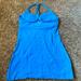 Lululemon Athletica Tops | Lululemon Twist-Back Yoga Tank, Size 4 | Color: Blue | Size: 4