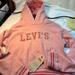 Levi's Shirts & Tops | Levis Hoodie. Pink. Nwt. Girls | Color: Pink/Silver | Size: Various