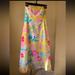 Lilly Pulitzer Dresses | Lilly Pulitzer Strapless Dress Size 6 Sabrina Lillywood | Color: Gold/Pink | Size: 6