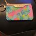 Lilly Pulitzer Accessories | Lilly Pulitzer Pink And Green Coin Purse/Id Case. | Color: Green/Pink | Size: Os
