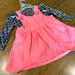 Jessica Simpson Dresses | Jessica Simpson Toddler Dress - 24 M - Pink And Black Floral | Color: Black/Pink | Size: 24mb