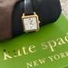 Kate Spade Jewelry | Kate Spade Watch With Leather Band. Like New Condition | Color: Black/Gold | Size: Os