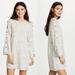 Madewell Dresses | Madewell Donegal Snow Button-Sleeve Sweater-Dress Long Sleeve Chic Knit Size M | Color: White | Size: M