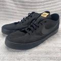 Nike Shoes | Nike Sneakers Canvas Black Adult Size 11.5 Skateboard Shoes Court Casual Mens | Color: Black | Size: 11.5