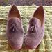 J. Crew Shoes | J. Crew Suede Tassel Loafer, Highland Grey, Size 8 | Color: Tan | Size: 8