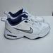 Nike Shoes | Nike Air Monarch Iv White Navy Size 14 | Color: White | Size: 14