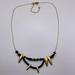 Madewell Jewelry | Madewell | Black And Gold Beaded Necklace | Color: Black/Gold | Size: Os