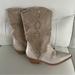 Free People Shoes | Nwot Free People Jaxon Studded Western Boots Women’s Size 9 | Color: Cream/Tan | Size: 9
