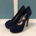 Jessica Simpson Shoes | Jessica Simpson Carri Sapphire Blue Kid Suede Stilettos Women’s Size 7.5 | Color: Blue | Size: 7.5