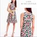 J. Crew Dresses | J. Crew Mercantile Sleeveless Floral Ponte Dress Size 4 | Color: Green/Pink | Size: 4