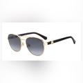 Kate Spade Accessories | Kate Spade Raglan Aviator Sunglasses In Gold Havana New | Color: Black/Gold | Size: Os