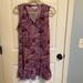 Michael Kors Dresses | Michael Kors Sleeveless Dress- Purple Paisley Print | Color: Pink/Purple | Size: M