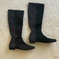 Kate Spade Shoes | Kate Spade- Tall Suede Boots | Color: Black | Size: 6.5