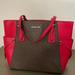 Michael Kors Bags | Michael Kors Large Tote. Still Very Stiff, Not Broken In Yet! | Color: Red | Size: Os