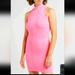 Nike Dresses | Nike Air Seamless Dress Pink Mock Neck New Logo Bodycon Sleeveless | Color: Pink | Size: Various