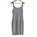 Zara Dresses | New Zara Striped Tank Dress- Size Medium (Bin 1e) | Color: White | Size: M