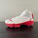 Nike Shoes | Nike Force Savage Pro 2 Shark Promo Linemen Football Cleats White Red Size 15 | Color: Red/White | Size: 15