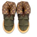 Louis Vuitton Shoes | Louis Vuitton Ankle Pillow Boot Water Repellent Monogram Print Size 41=11us | Color: Green | Size: 11