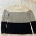 J. Crew Sweaters | J. Crew Striped Sweater | Color: Black/Gray | Size: S