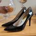 Michael Kors Shoes | Michael Kors Flex Black Patent Leather Heels Size 7 | Color: Black | Size: 7