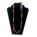 J. Crew Jewelry | J.Crew Double Sided Lucite Pave Necklace Tortoise With Dust Bag. | Color: Black/Brown | Size: Os