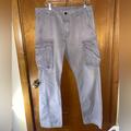 Levi's Pants | Levis Light Grey Cargo Pants | Color: Gray/White | Size: 34