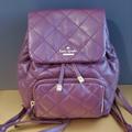 Kate Spade Bags | Kate Spade Burgundy/Purple Mini Leather Backpack | Color: Gold/Purple | Size: Os