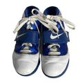 Nike Shoes | Lebron James Nike Air Max Witness White Royal Blue Basketball High Top Shoes Sz7 | Color: Blue/White | Size: 7