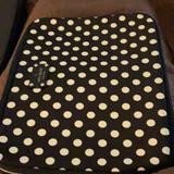 Kate Spade Bags | Kate Spade Polka Dot Laptop Sleeve | Color: Black/White | Size: Os