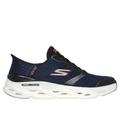 Skechers Men's Slip-ins: GR Swirl Tech Speed - Surpass Sneaker | Size 9.0 | Navy/Orange | Textile/Synthetic | Machine Washable | Hyper Burst