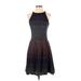 Parker Casual Dress - A-Line: Black Ombre Dresses - Women's Size X-Small