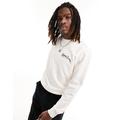 Tommy Jeans regular vintage city logo crewneck sweatshirt in white