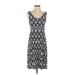 Athleta Casual Dress - Shift: Gray Aztec or Tribal Print Dresses - Women's Size Small