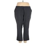 Amanda + Chelsea Dress Pants - High Rise: Gray Bottoms - Women's Size 24