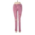 American Eagle Outfitters Jeggings - Mid/Reg Rise: Pink Bottoms - Women's Size 6