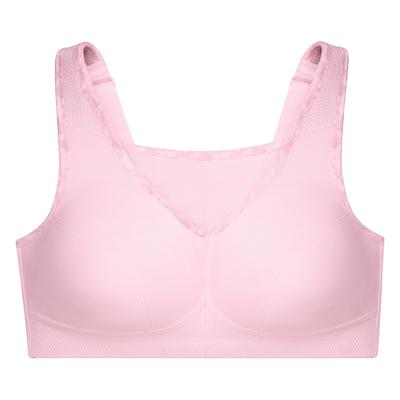 GLAMORISE - Sport-Bustier mit bestem Halt - Perfekt Pink Unterwäsche Damen