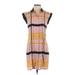 Jason Wu for Target Casual Dress - Shift Collared Sleeveless: Pink Print Dresses - Women's Size X-Small