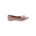 REPORT Flats: Pink Print Shoes - Women's Size 7 - Almond Toe