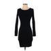 Lulus Casual Dress - Mini: Black Solid Dresses - Women's Size X-Small