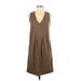 Maje Casual Dress - DropWaist: Brown Dresses - Women's Size Small